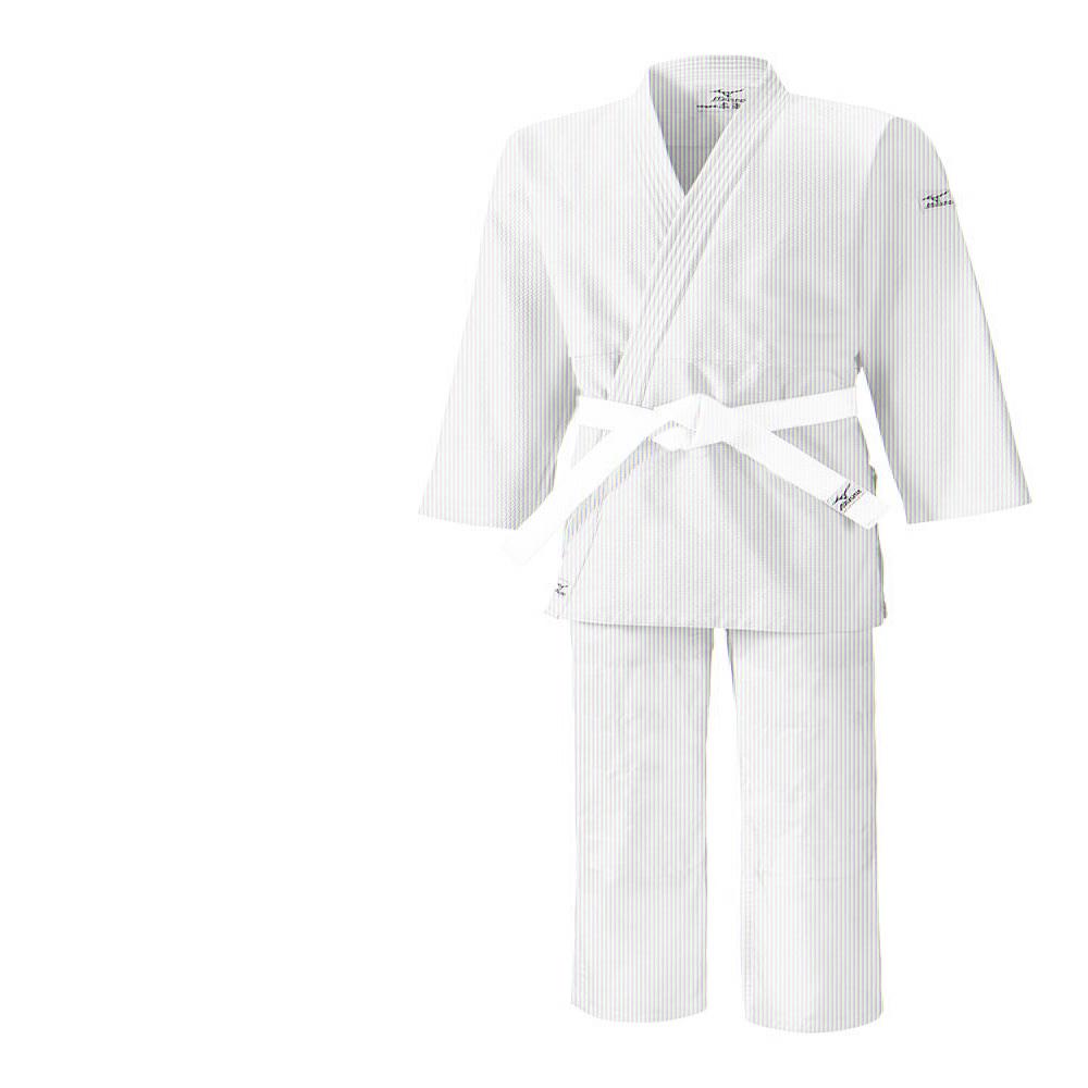 Mizuno Men's Judo Kodomo 2 with belt White - VYLAPEB-81